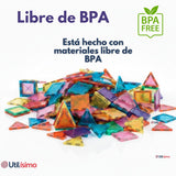Juego Bloques De Construcción Magnéticos 3D 66 Piezas para Niños