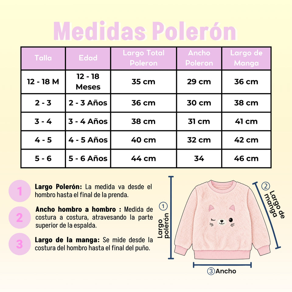 Conjunto Buzo Polerón Frizado Niñas Bebes Corderito Liso 2 Piezas