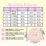 Conjunto Buzo Polerón Frizado Niñas Bebes Corderito Liso 2 Piezas