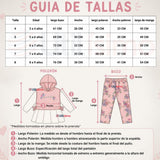 Conjunto 2 Piezas Polerón con Capucha y Pantalón 100% Algodón Niña Tedmimak Sweet flowers