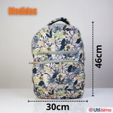 Mochila Escolar Con Estuche 46cm Poliéster Impermeable Niña Juvenil