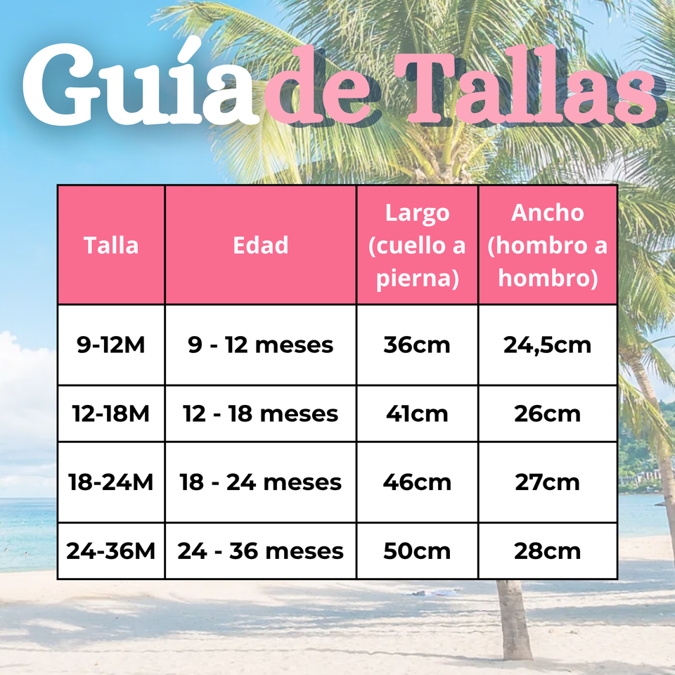 Traje de Baño Flotador Enterito Con Gorro 2 Piezas Niña 9 a 36 Meses Marine Fantasy