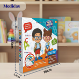 Libro Didáctico Interactivo Aprendizaje Bilingüe Juguete Para Niños