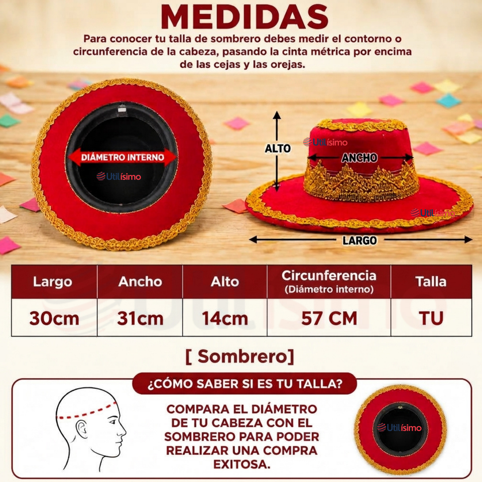 Traje Caporal Típico Completo Con Sombrero Rojo Hombre Fiestas Patrias