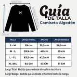 Camiseta Polera Algodón Primera Capa Manga Larga Blanco Mujer