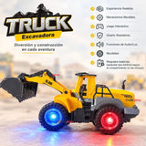 Excavadora Juguete Infantil Camión De Luces y Sonidos Interactivo Niño