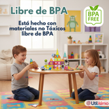 Juego Bloques De Construcción Magnéticos 3D 70 Piezas para Niños