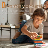Jenga Juego De Mesa 48 Piezas Multicolor Madera Original