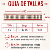 Trarilonco Cintillo Mapuche Rojo 87cm Fechas Patrias