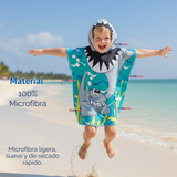 Toalla De Baño Playa Con Capucha Niño y Niña Diseños