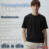 Polera Camiseta 100% Algodón Premium Manga Corta Básico Negro Hombre