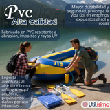Bote Inflable Kayak + Remos + Bombín + Parches Capacidad 160kg 183x93cm