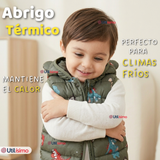 Parka Infantil Con Capucha Sin Manga Bebe Niño