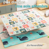 Alfombra Antigolpe Tapete Plegable Reversible para Bebés 200cm Surtido