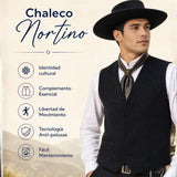 Chaleco Bolero Negro Tradicional Hombre Fiestas Patrias