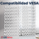 Soporte TV Premium Portátil Con Ruedas 45Kg 26 a 75 Pulgadas 26 32 40 43 50 55 60 65 70 75