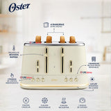 Tostadora premium Oster® para 4 rebanadas TSSTMNOM4S-052