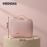 Estuche Maquillaje 2 en 1 Bolso Cosmetiquero Espejo Con Luz Led Organizador