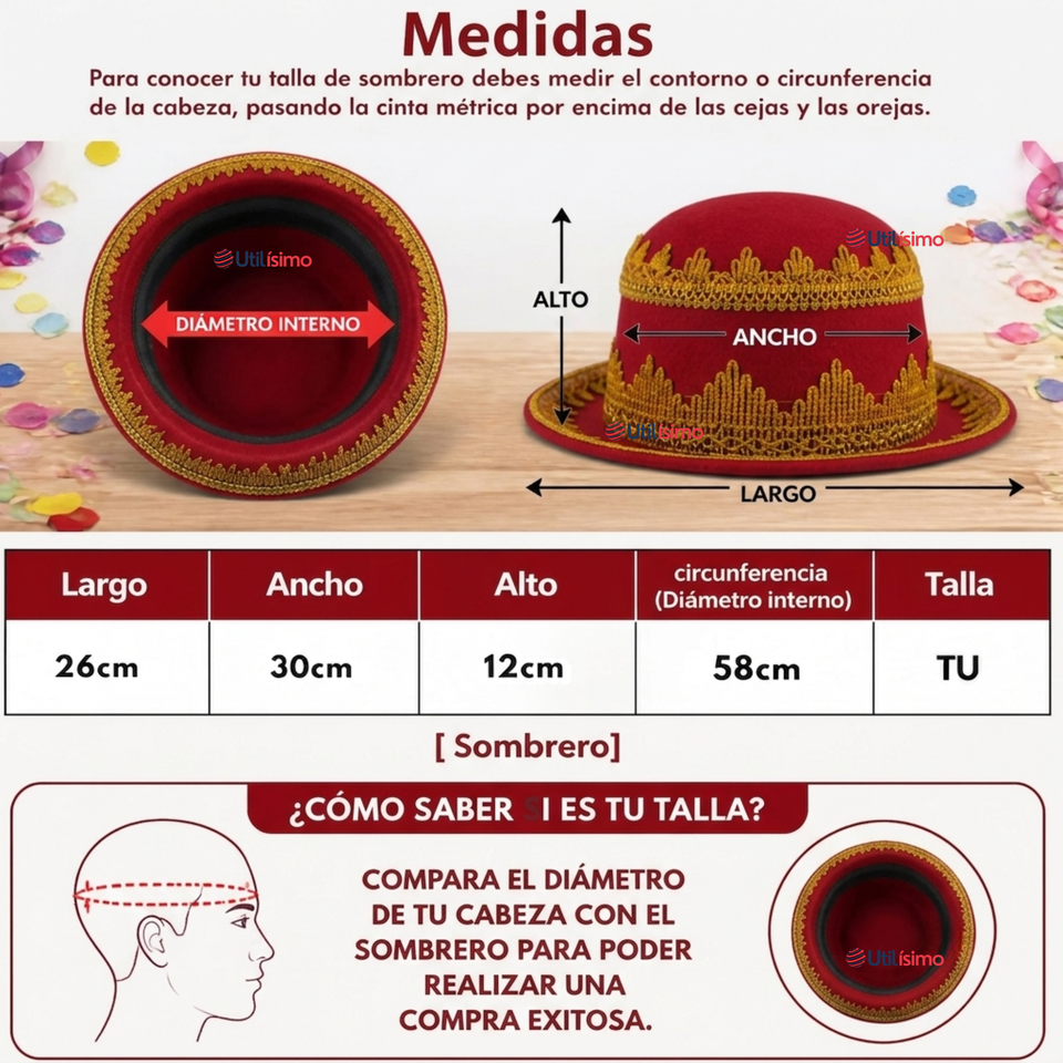 Traje Caporal Típico Completo Con Sombrero Rojo Juvenil Fiestas Patrias