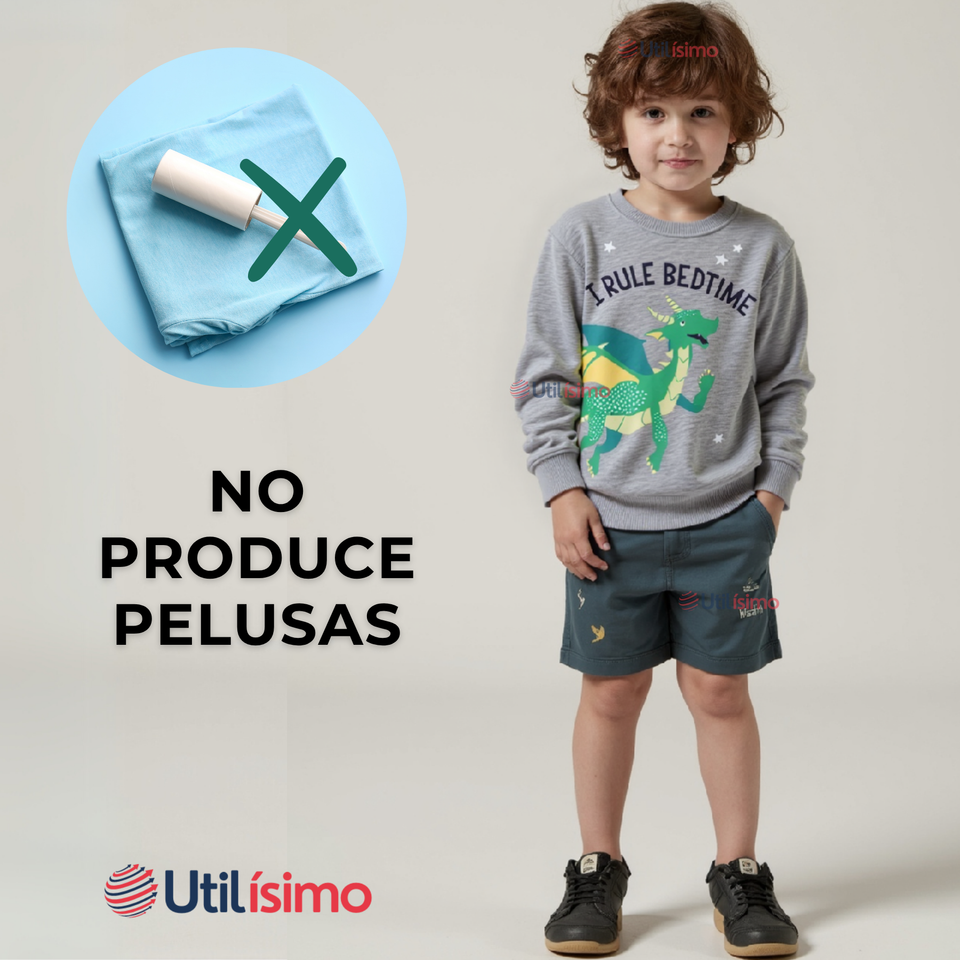 Polerón Algodón Cuello Redondo Niño Gris Dragon