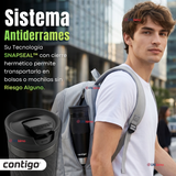 Vaso Termico Contigo Byron 2.0 Snapseal 710 Ml Negro Licorice Acero inoxidable