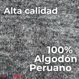 Polera Brainrots 100% Algodón Manga Corta Niño Tralalero Gris Oscuro