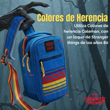 Soft Cooler Coleman Stranger Things™ 6 Latas Azul Bolso Mochila