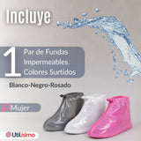 Fundas Cubre Calzado Impermeables Aislante Lluvia Surtido Mujer 1 Par