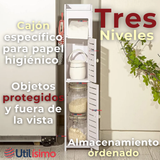 Mueble Estante Esquinero Organizador De Baño Blanco