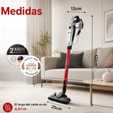 Aspiradora Barredora Thomas Th-1022c 2 En 1 Con Cable Color Rojo 600W