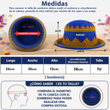 Traje Caporal Típico Completo Con Sombrero Azul Mujer Fiestas Patrias