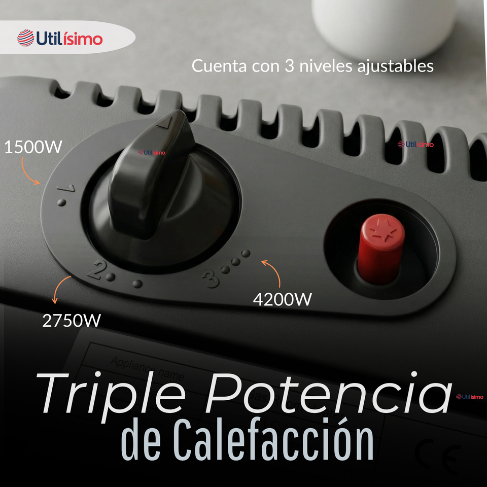 Calefactor A Gas Licuado 5kg A 15kg Plegable Interior Exterior Con Accesorios