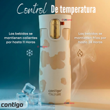 Vaso Térmico Contigo 473ml West Loop 3.0 Ally Love Acero Inoxidable Oatmilk