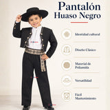 Pantalón Huaso Negro Niño Vestuario Típico Fiestas Patrias