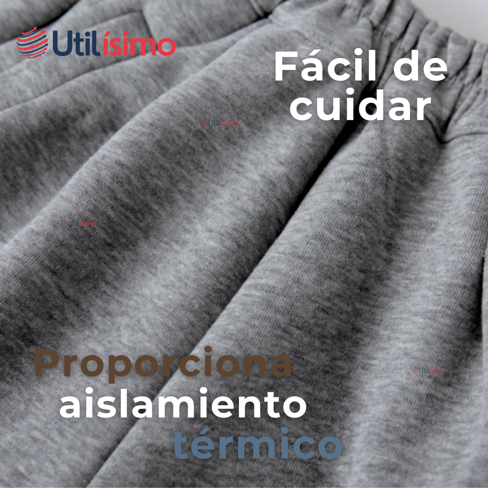 Buzo Para Niños Forrado en 100% Polar Gris