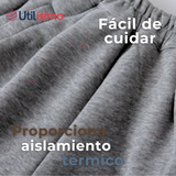 Buzo Para Niños Forrado en 100% Polar Gris