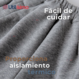 Buzo Bebé Niño Forrado en Polar Gris Pantalón