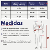 Calza Polar Con Chiporro Térmica Mujer Elásticada Burdeo Jeans