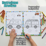 Pack 3 Libros Para Colorear Pintar Educativo Diseños Surtidos