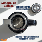 Termo Hervidor Eléctrico RAF 1360W 2 Litros Negro