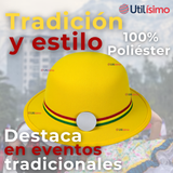 Sombrero Nortino Fiestas Patrias Gorro Niña Baile Danzas Amarillo
