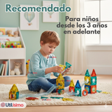 Juego Bloques De Construcción Magnéticos 3D 97 Piezas para Niño o Niña