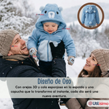 Polerón Polar Con Capucha Invierno Bebé Niño Arctic Bear