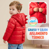 Parka Dinosaurio Con Capucha Manga Larga Niño Jump Kids