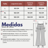 Pantalón Cotelé Palazzo Polar Con Chiporro Elasticado Térmico Gris Melange