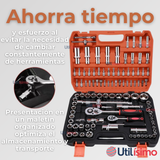 Set Caja de Herramientas Con Kit de Juego Dados Chicharra 108 Piezas