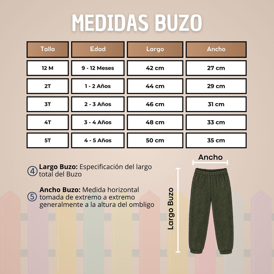Buzo Polerón Conjunto Polar Niño Con Capucha Unicolor Verde Oscuro