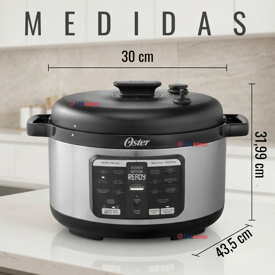 Multi-olla rápida ovalada de 5.7L con 15 funciones CKSTPCECOV57 900W