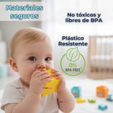 Juego Didáctico Bebé Encaje Apilable Torre Con Figuras Niña y Niño