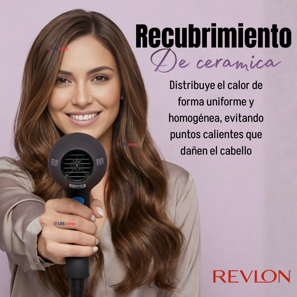 Secador De Cabello Revlon Smooth Brilliance 1875W Negro